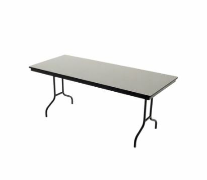 Folding Table 18"W x 60"L - Plywood Core - Rectangle