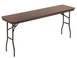 Midwest 518EF - EF Series Folding Table - 18" x 60"  x 30" - Standard Seminar Style Folding Table