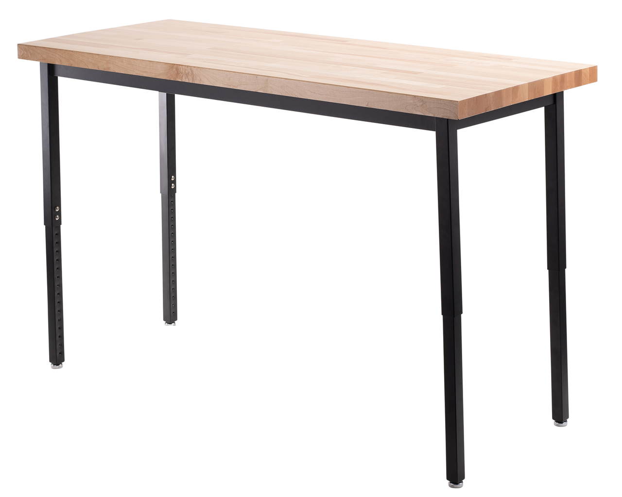 NPS Heavy-Duty Table -  24" x 54" -  Butcherblock Top - Maple Surface Color