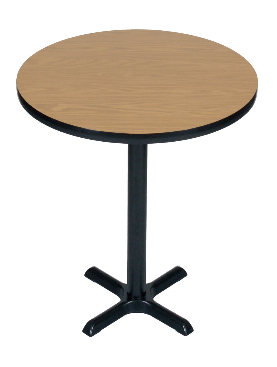 Bxb36R-01 Cafe and Breakroom Tables - Round Bar Stool-Standing Height - Walnut