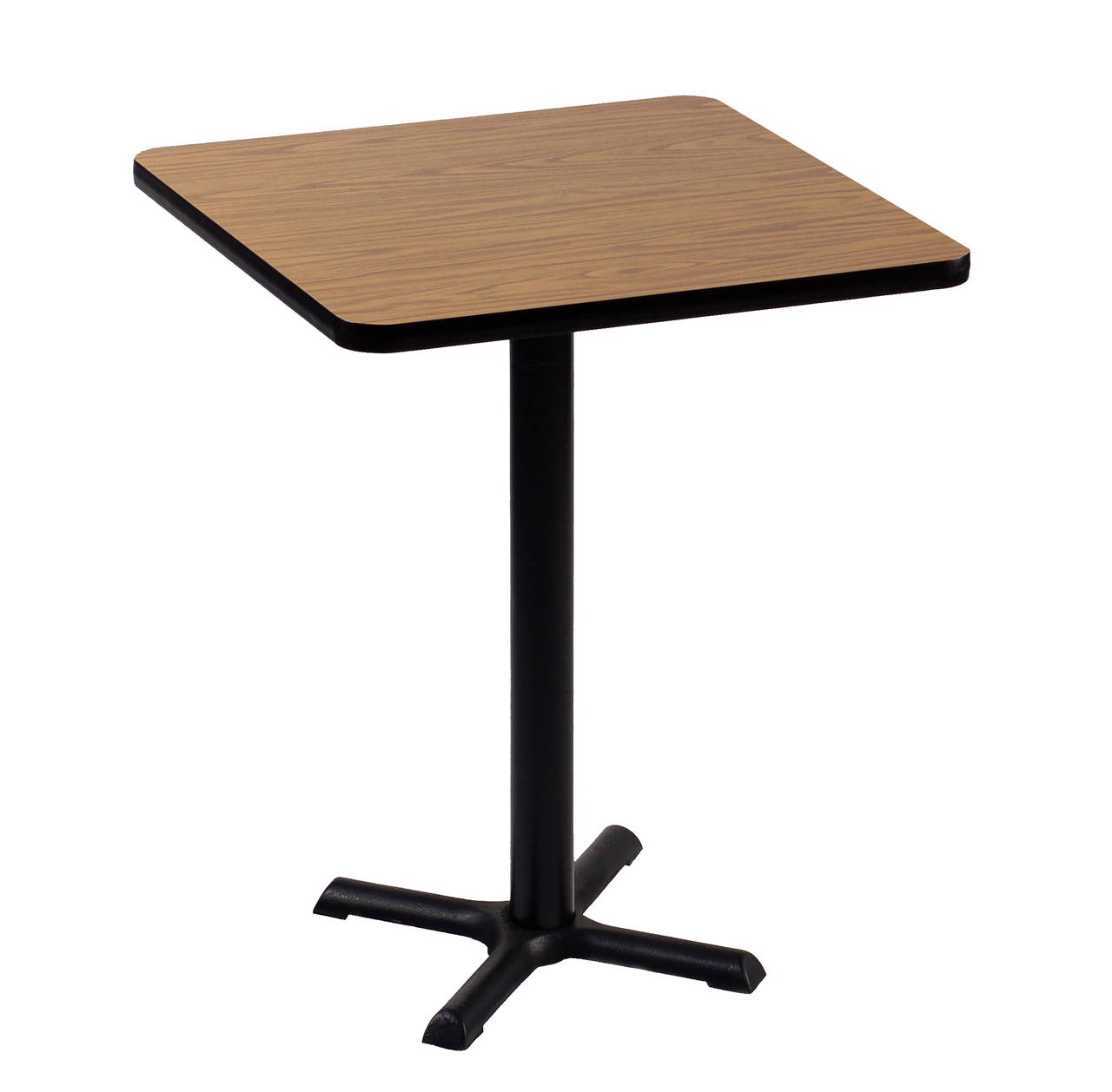Correll Bxb42S-20 Cafe and Breakroom Tables - Square Bar Stool-Standing Height - Mahogany