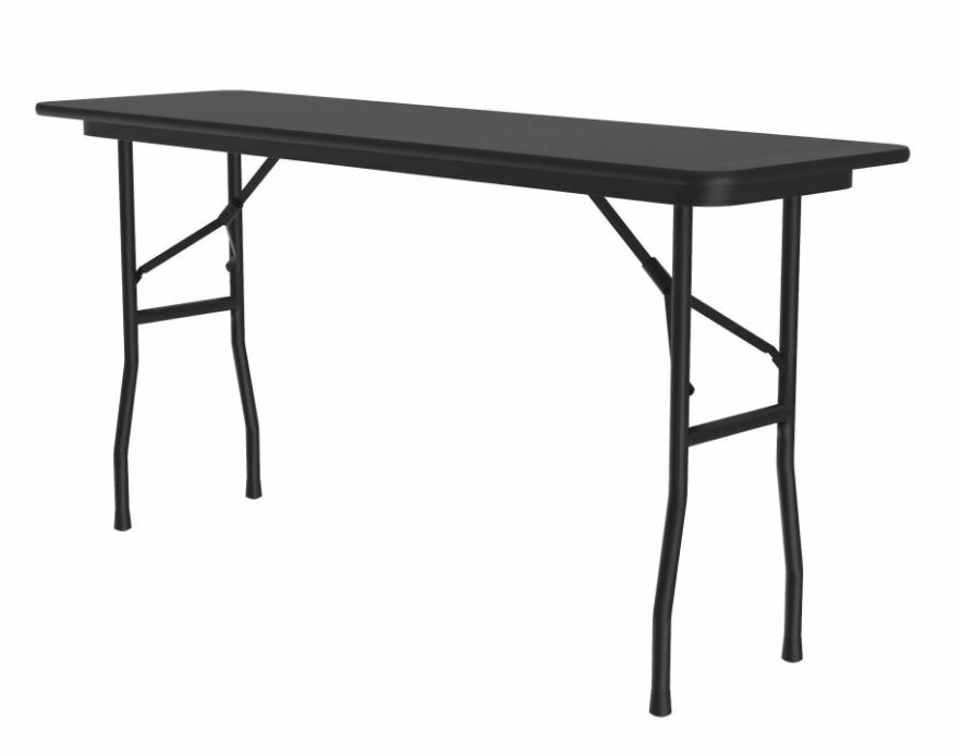 Correll CF1860PX Folding Table - 3/4 Inch Core - High-Pressure Top - 18x60 inch