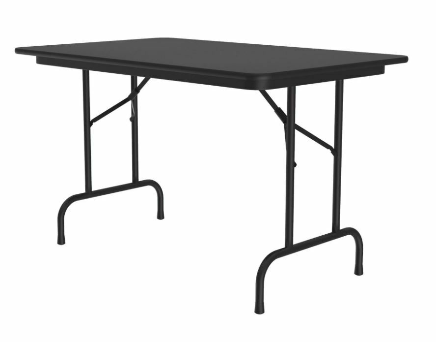 Correll CF3048PX Folding Table - 3/4 Inch Core - High-Pressure Top - 30x48 inch