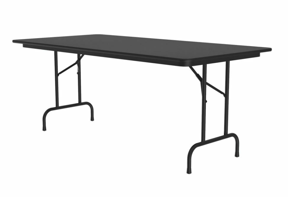 Correll CF3696PX-Hi Fixed Height Folding Table With 3/4" Thick High Intensity Color Top