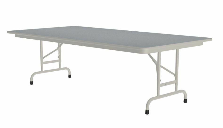 Correll CFA3696PX-38 .75 Inch High-Pressure Top Folding Tables - Adjustable Height