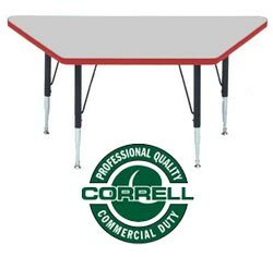 Correll A3060-TRP Trapezoid Activity Table