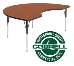 Correll A4872-KID Kidney Shaped Activity Table