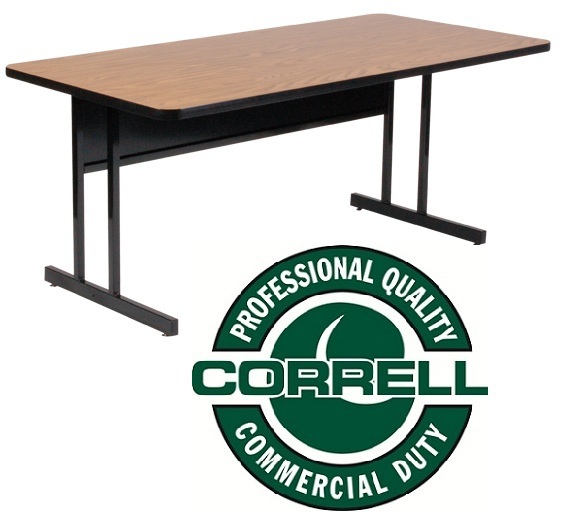 Correll CS2460 Computer Desk Table and Workstation