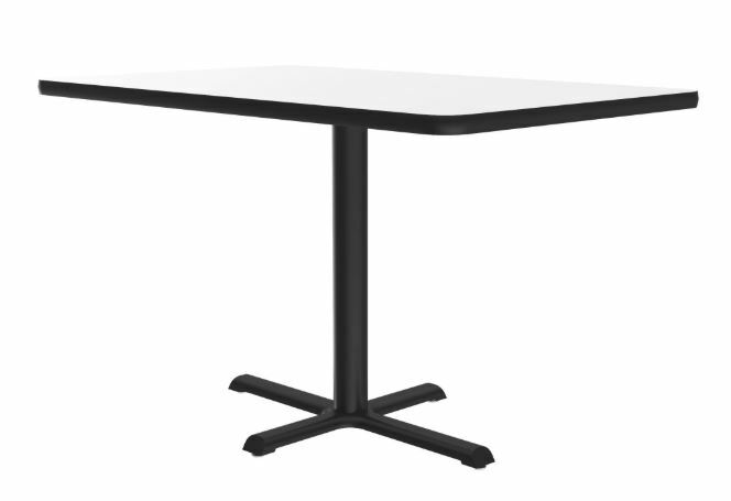 Correll Markerboard-Dry Erase Top Cafe and Breakroom 24" Square Tables