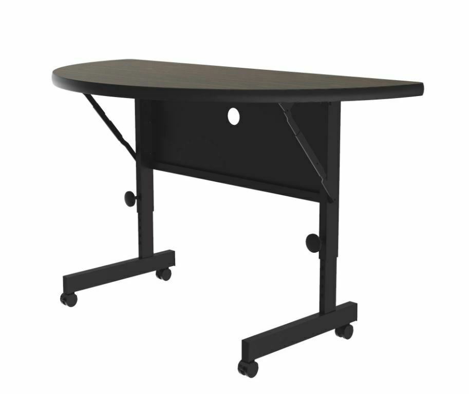 Correll FT2460 Heavy Duty Half Round Commercial Folding Table