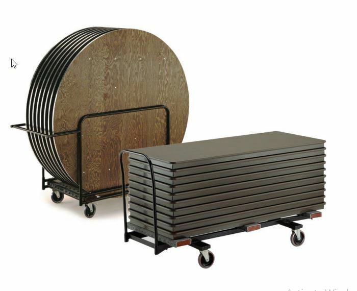 Midwest HRTC - Table Caddies - 31 1 /4” x 61” x 42 1 /4” - Table Caddies