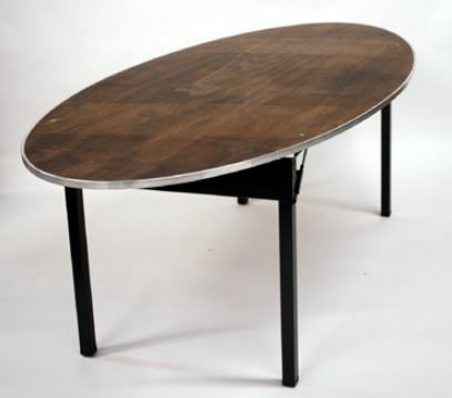 Maywood Original Plywood Top 60x72 Oval