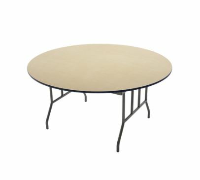 Folding Table 42" Dia - Plywood Core - Round (R42DP)