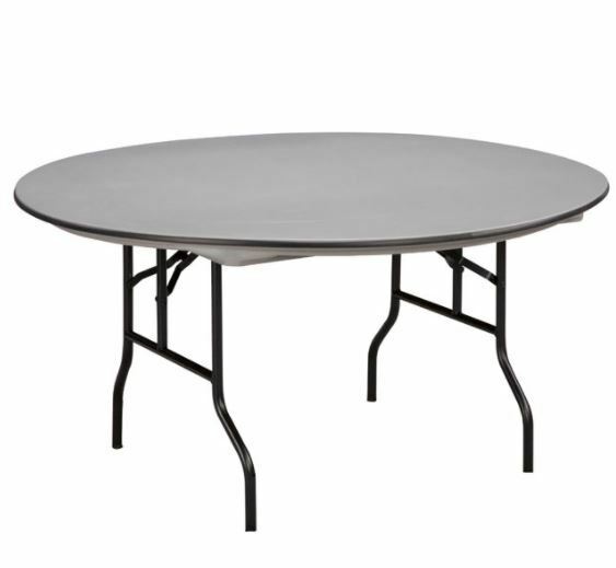 Midwest R72NLW - Hexalite Folding Table - 72” diameter x 29” - Style Folding Table