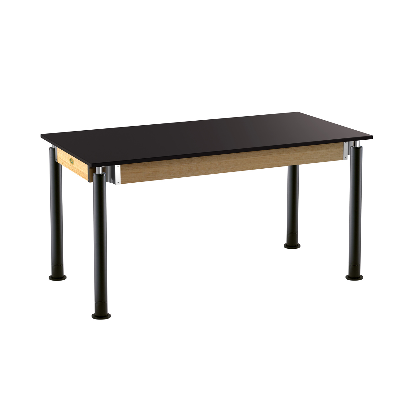 NPS Signature Science Lab Table, Black, 30"x60", Chemical Resistant Top - Black Top and Black Leg