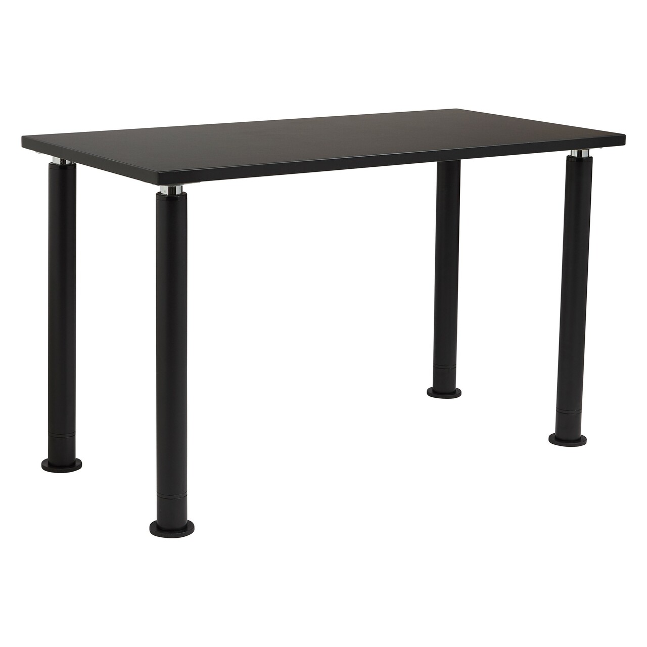 NPS Designer Science Table, 24"x48", Chemical Resistant Top - Black Top and Black Leg