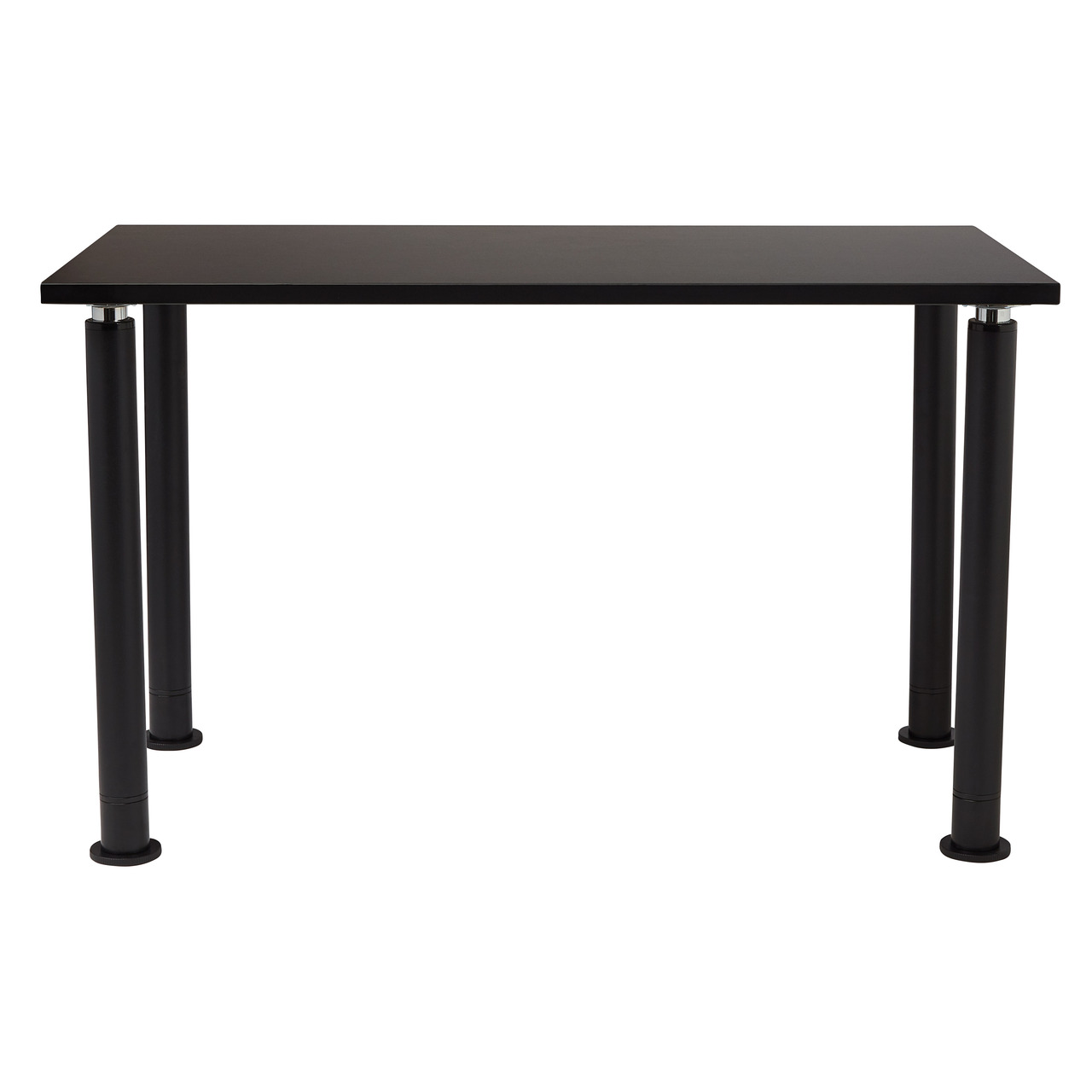 NPS Designer Science Table, 24"x72", Chemical Resistant Top - Black Top and Black Leg