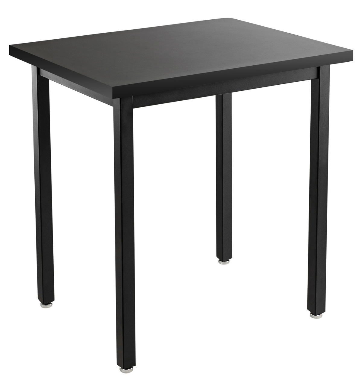 NPS Steel Science Lab Table -  24" x 36" -  Phenolic Top - Black Surface Color