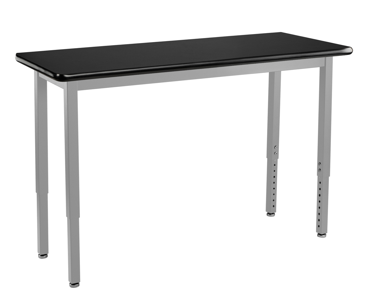 NPS Steel Science Lab Table, 18" x 48", HPL Top - Black Surface Color