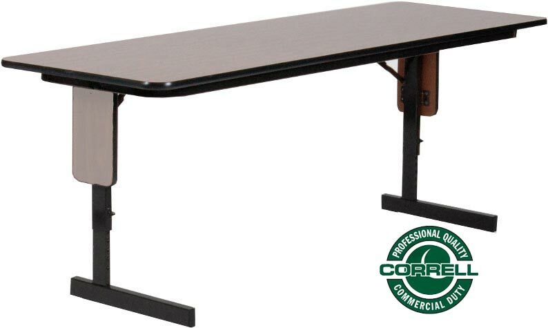 Correll SPA1860PX Adjustable Height Panel Leg Seminar Table