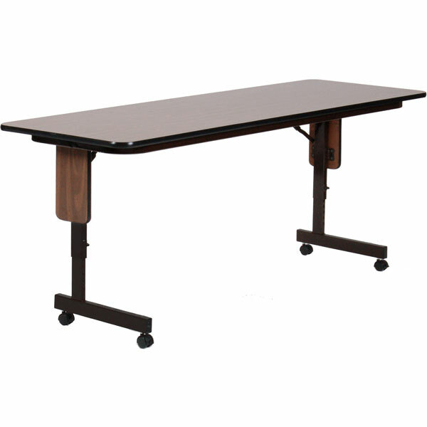 Correll SPA2472PX Adjustable Height Panel Leg Seminar Table