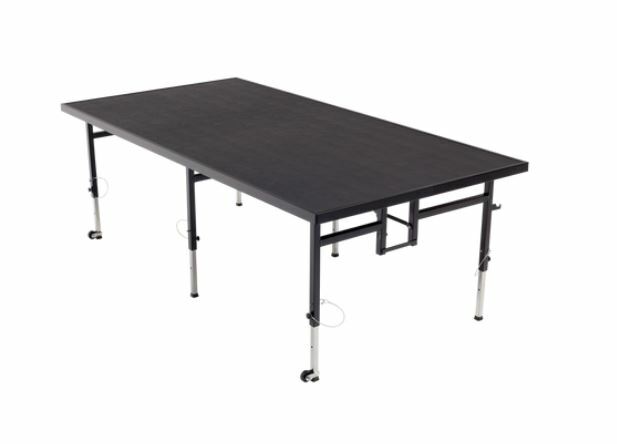 Midwest TA3416P - Transfold Adjustable Stage & Seated Riser Units - 36" wide Polypropylene Deck