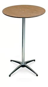 You are purchasing a 30 inch round top.  This picture shows a 24 inch round top with tough bull-nose edge.