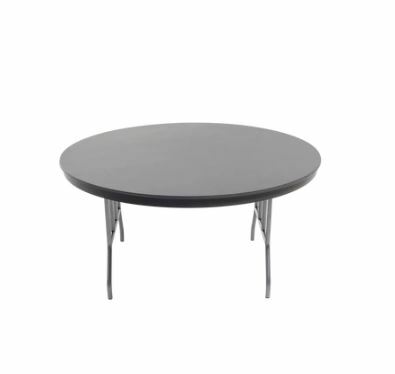 Dynalite 54X29 Inch - Featherweight Heavy-Duty ABS Plastic Folding Table - Round