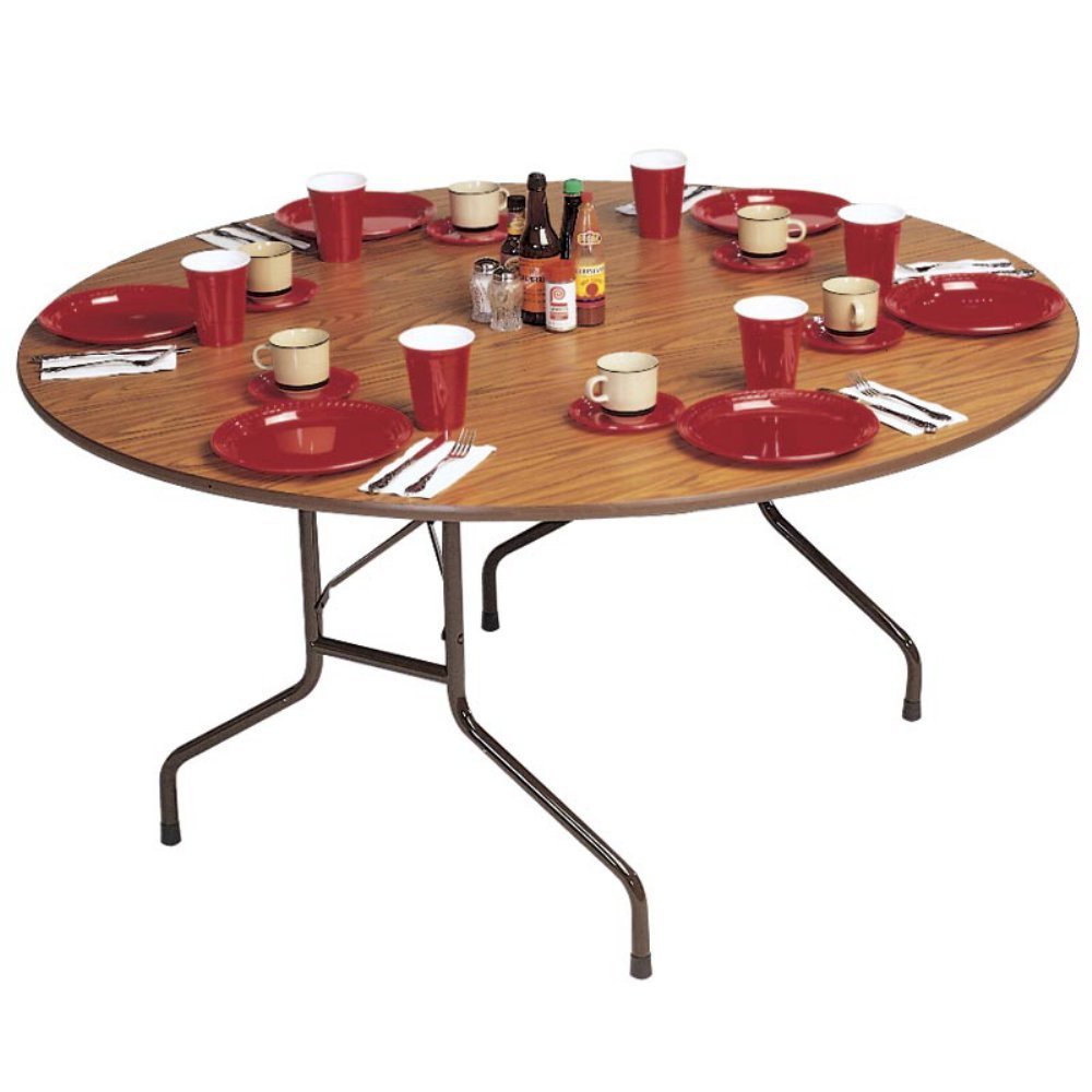 Correll CF48P Round Banquet Folding Table 