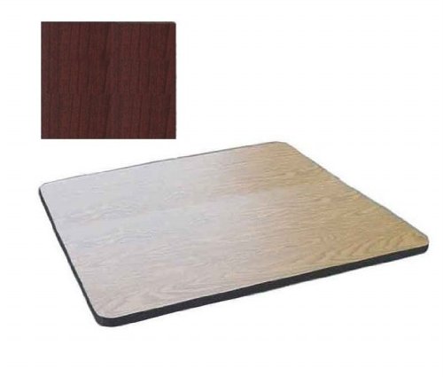 Correll CT30S 21 30-in Square Cafe Breakroom Table Top, 1.25-in High Pressure, Cherry