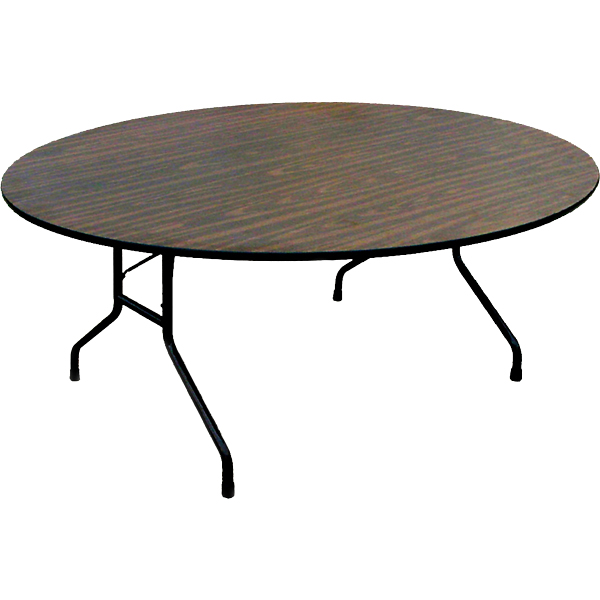 Correll PC6072P 6-ft Oval Wood Folding Table