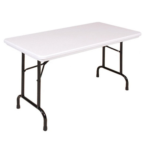 Correll RX2448 Gray Tamper Resistant Correctional Facility Folding Table