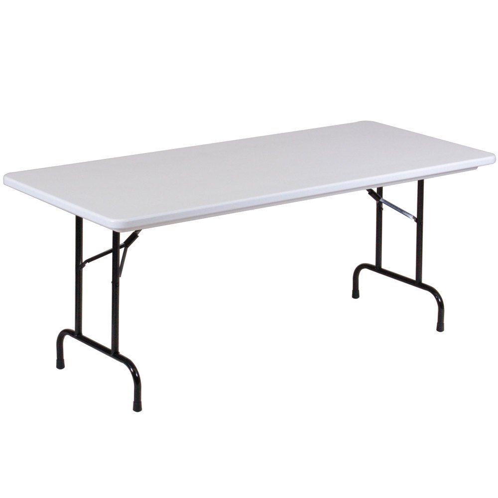 Correll RX3060 Gray Tamper Resistant Correctional Facility Folding Table