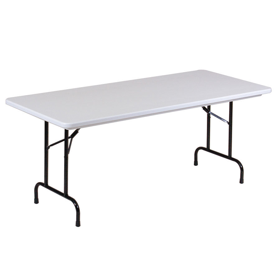 Correll RX3072 Gray Granite Tamper Resistant Correctional Facility Folding Table